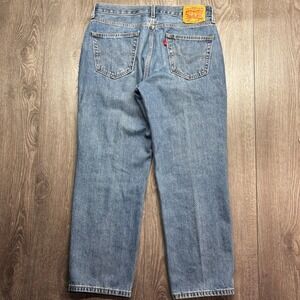 Levis 550 Relaxed Fit Tapered Leg Blue Denim Jeans Mens 34x30 Y2K Medium Wash